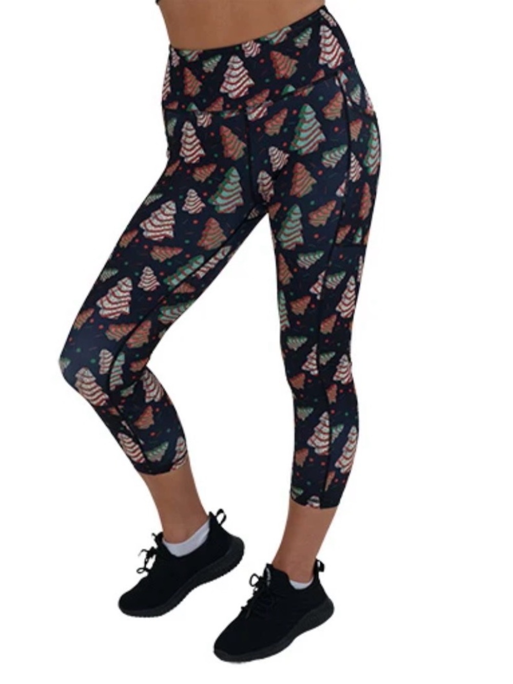 Constantly Varied Gear CVG Oh Christmas Tree Capri Leggings - Picture 3 of 6